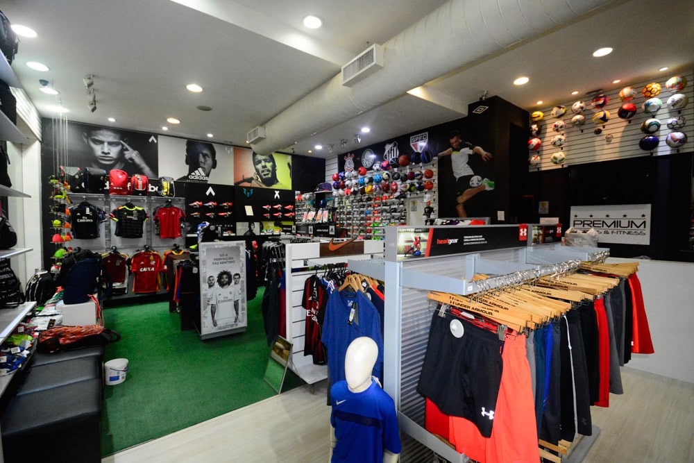 loja de calçados esportivos